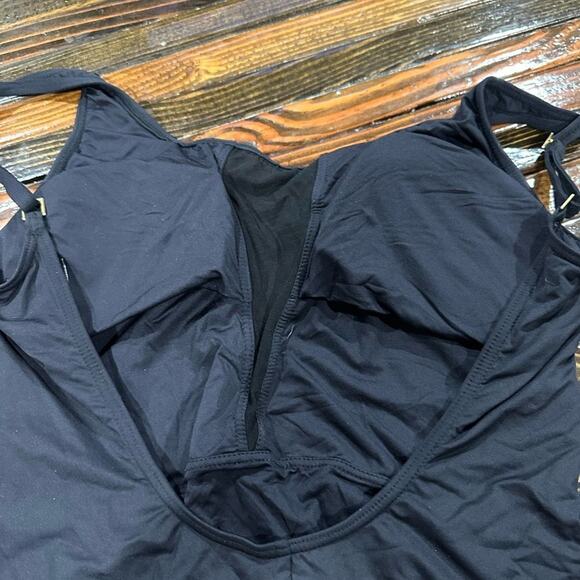 La Blanca Mesh Over The Shoulder One Piece Suit - Picture 4 of 6